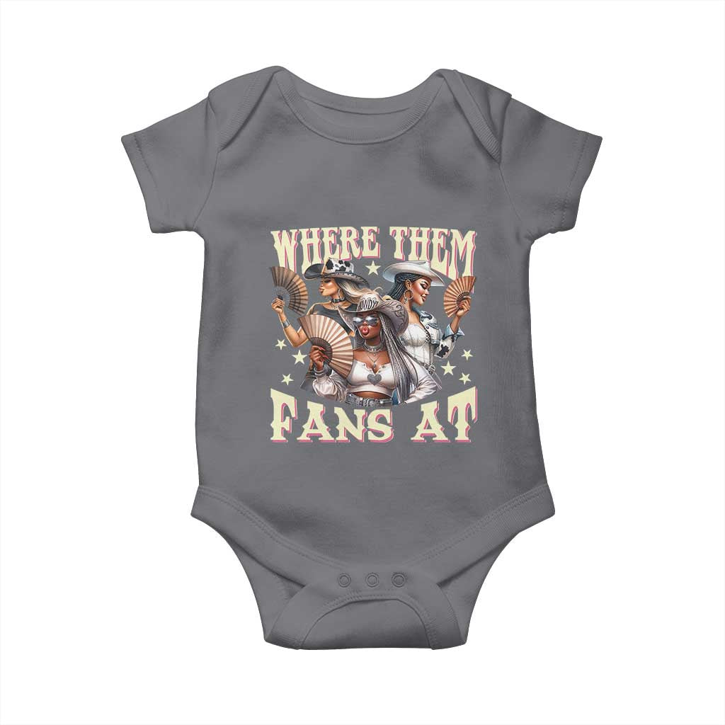 Melanin Cowgirls Baby Onesie Where Them Fans At Country Life Women Girls