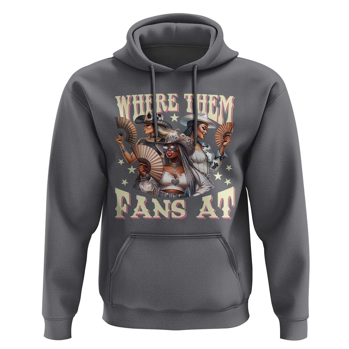 Melanin Cowgirls Hoodie Where Them Fans At Country Life Women Girls