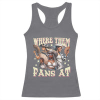 Melanin Cowgirls Racerback Tank Top Where Them Fans At Country Life Women Girls