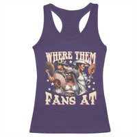 Melanin Cowgirls Racerback Tank Top Where Them Fans At Country Life Women Girls
