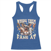 Melanin Cowgirls Racerback Tank Top Where Them Fans At Country Life Women Girls