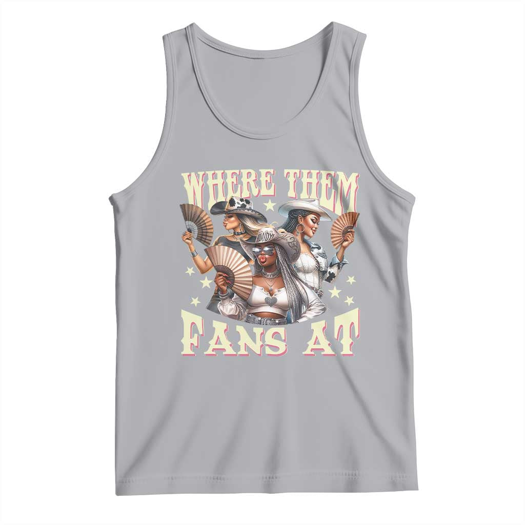 Melanin Cowgirls Tank Top Where Them Fans At Country Life Women Girls