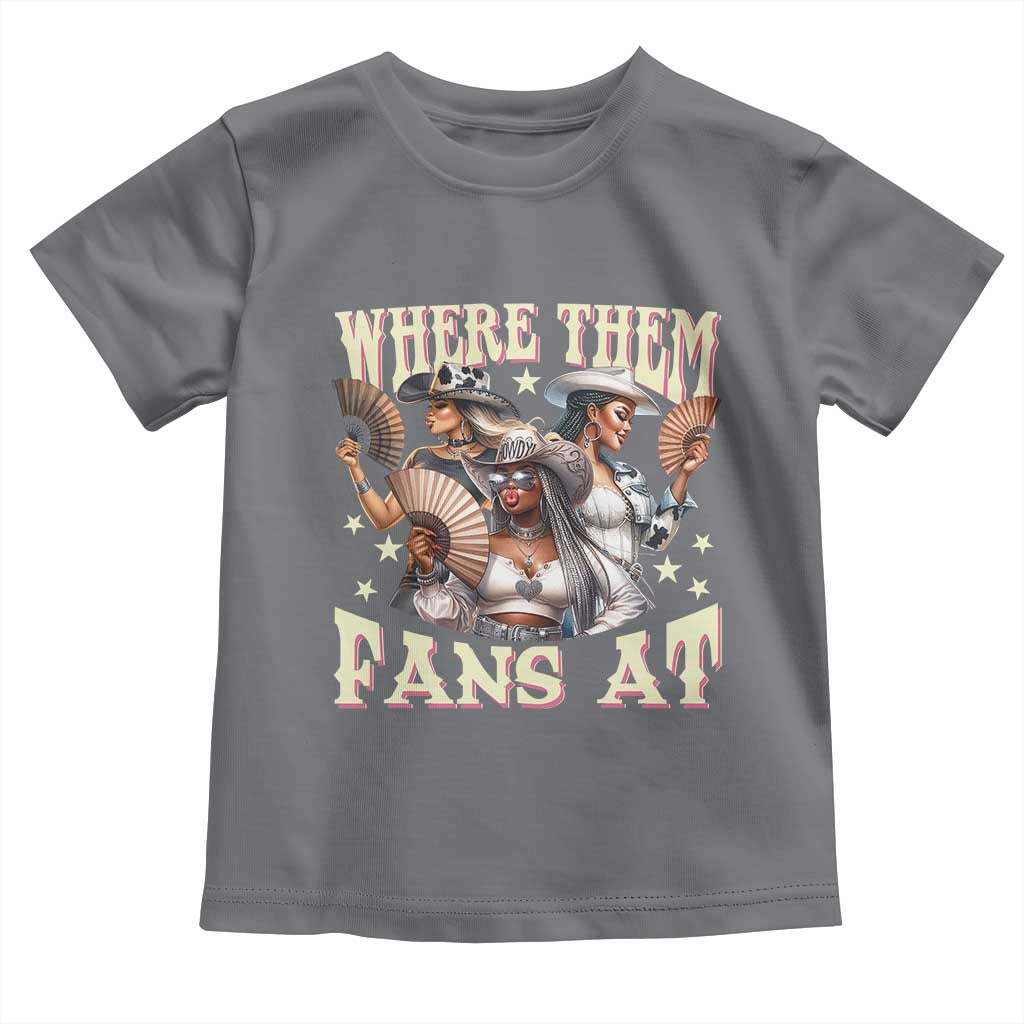Melanin Cowgirls Toddler T Shirt Where Them Fans At Country Life Women Girls