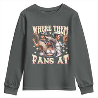Melanin Cowgirls Youth Sweatshirt Where Them Fans At Country Life Women Girls