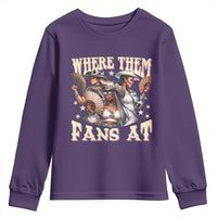 Melanin Cowgirls Youth Sweatshirt Where Them Fans At Country Life Women Girls