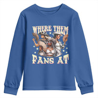 Melanin Cowgirls Youth Sweatshirt Where Them Fans At Country Life Women Girls