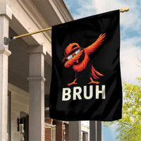 Funny Dabbing Oriole Bird Bruh Garden Flag Cool Game Day Sports Fan