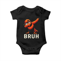 Funny Dabbing Oriole Bird Bruh Baby Onesie Cool Game Day Sports Fan