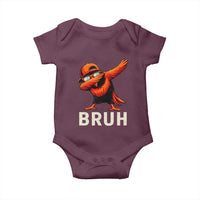Funny Dabbing Oriole Bird Bruh Baby Onesie Cool Game Day Sports Fan