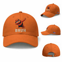 Funny Dabbing Oriole Bird Bruh Baseball Cap Cool Game Day Sports Fan