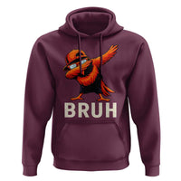 Funny Dabbing Oriole Bird Bruh Hoodie Cool Game Day Sports Fan