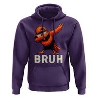 Funny Dabbing Oriole Bird Bruh Hoodie Cool Game Day Sports Fan