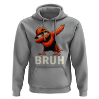 Funny Dabbing Oriole Bird Bruh Hoodie Cool Game Day Sports Fan