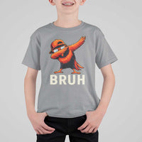 Funny Dabbing Oriole Bird Bruh T Shirt For Kid Cool Game Day Sports Fan