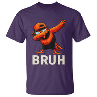 Funny Dabbing Oriole Bird Bruh T Shirt Cool Game Day Sports Fan