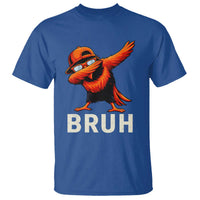 Funny Dabbing Oriole Bird Bruh T Shirt Cool Game Day Sports Fan