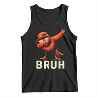 Funny Dabbing Oriole Bird Bruh Tank Top Cool Game Day Sports Fan