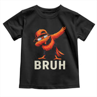 Funny Dabbing Oriole Bird Bruh Toddler T Shirt Cool Game Day Sports Fan