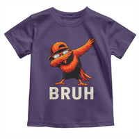 Funny Dabbing Oriole Bird Bruh Toddler T Shirt Cool Game Day Sports Fan