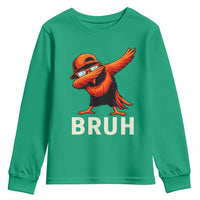 Funny Dabbing Oriole Bird Bruh Youth Sweatshirt Cool Game Day Sports Fan