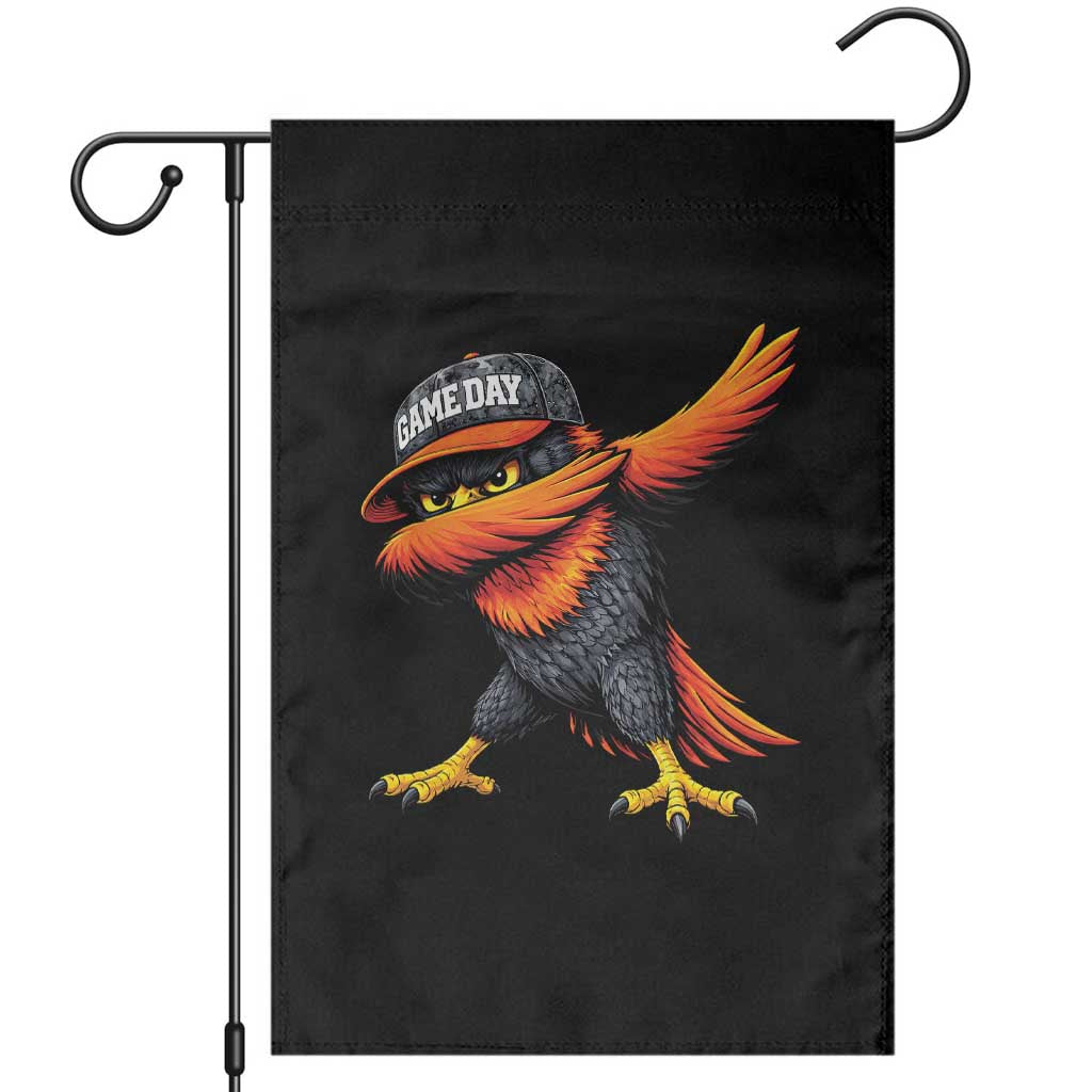 Fierce Oriole Spirit Graphic Garden Flag Cool Game Day Sports Fan