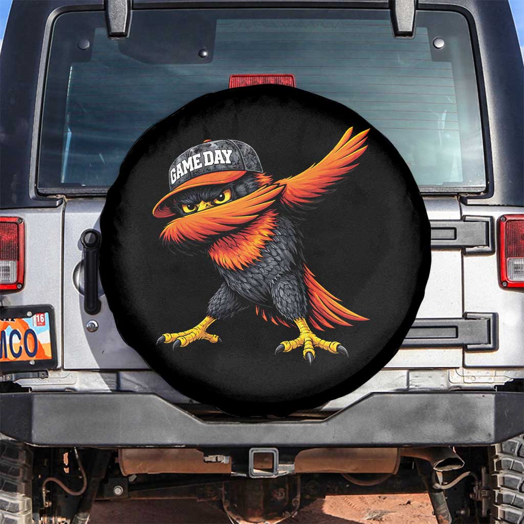 Fierce Oriole Spirit Graphic Spare Tire Cover Cool Game Day Sports Fan