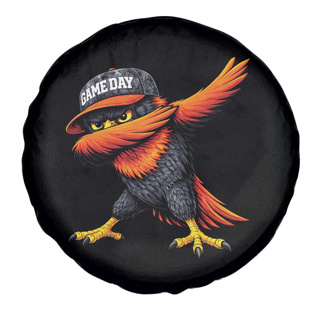 Fierce Oriole Spirit Graphic Spare Tire Cover Cool Game Day Sports Fan