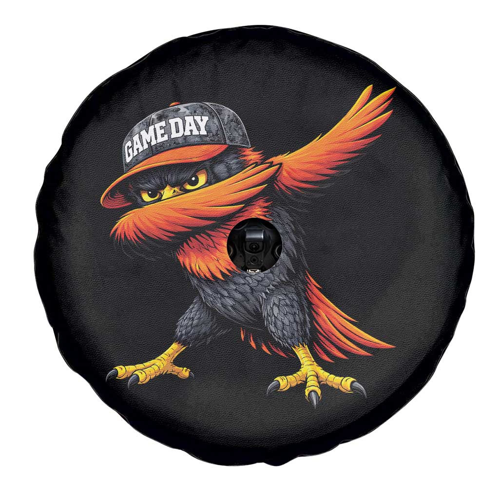 Fierce Oriole Spirit Graphic Spare Tire Cover Cool Game Day Sports Fan