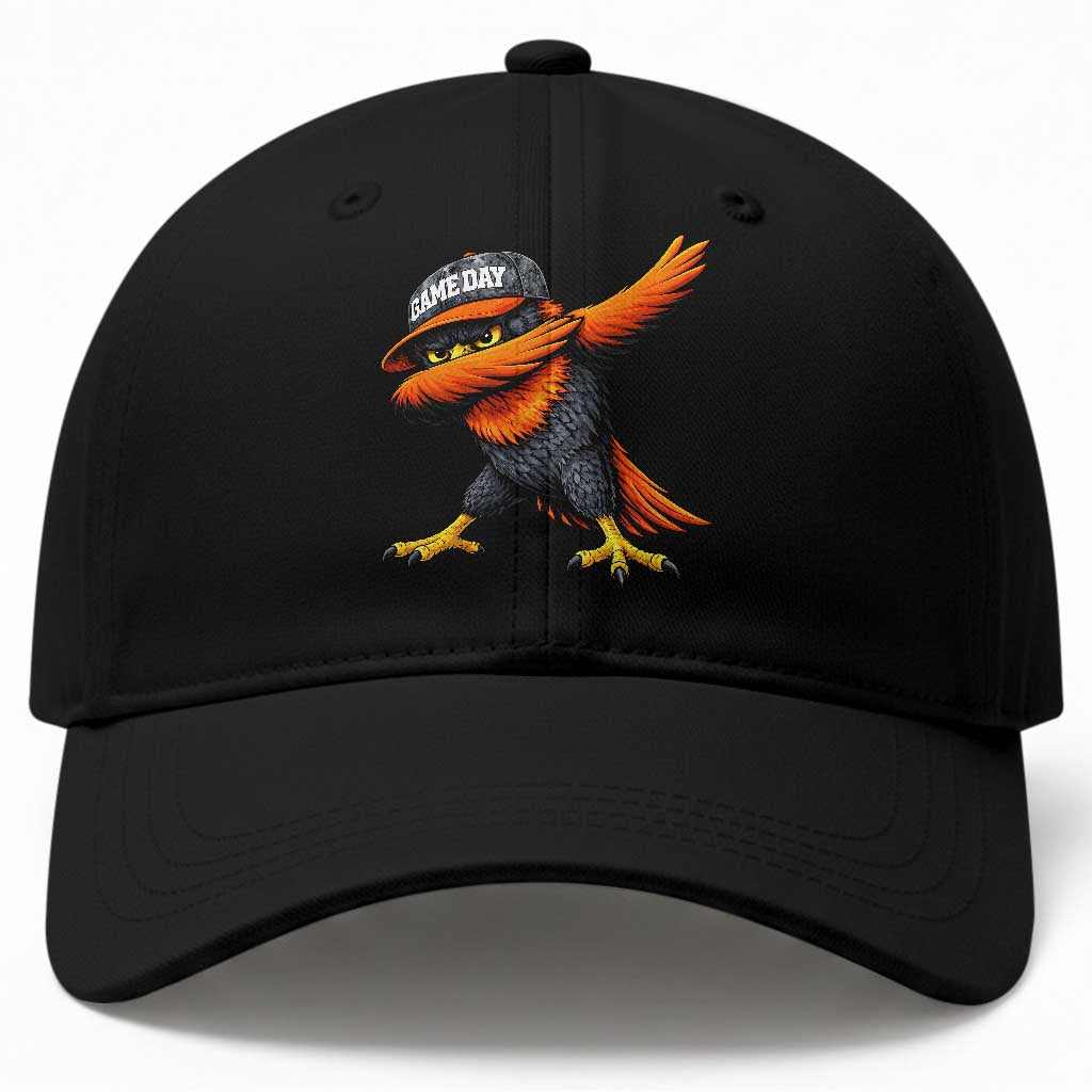 Fierce Oriole Spirit Graphic Baseball Cap Cool Game Day Sports Fan