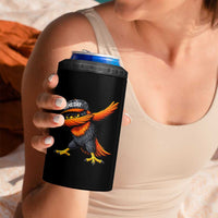 Fierce Oriole Spirit Graphic 4 in 1 Can Cooler Tumbler Cool Game Day Sports Fan