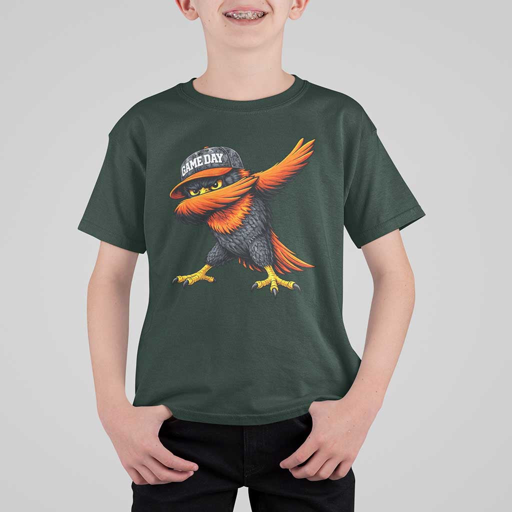 Fierce Oriole Spirit Graphic T Shirt For Kid Cool Game Day Sports Fan