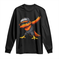 Fierce Oriole Spirit Graphic Long Sleeve Shirt Cool Game Day Sports Fan