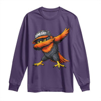 Fierce Oriole Spirit Graphic Long Sleeve Shirt Cool Game Day Sports Fan