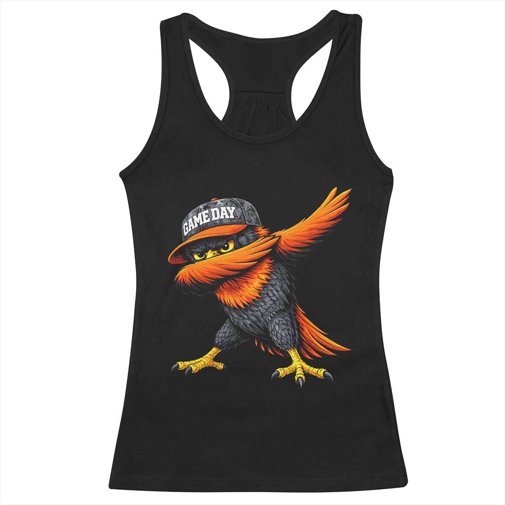 Fierce Oriole Spirit Graphic Racerback Tank Top Cool Game Day Sports Fan