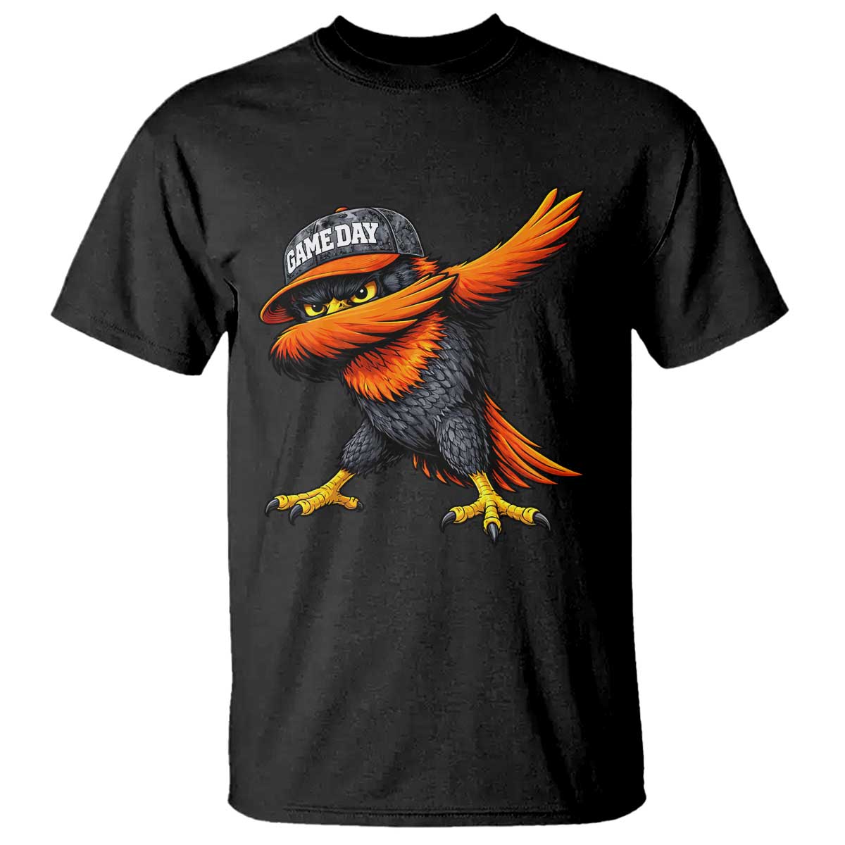 Fierce Oriole Spirit Graphic T Shirt Cool Game Day Sports Fan