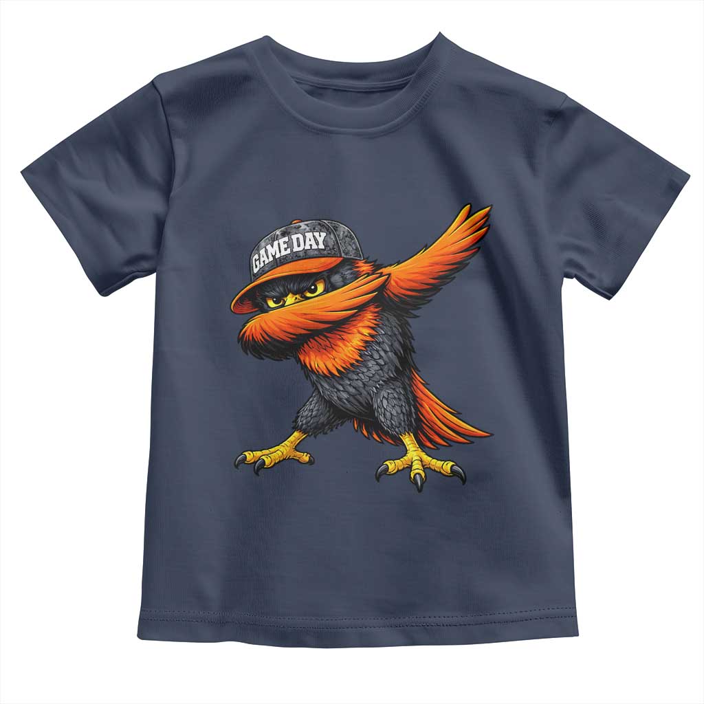 Fierce Oriole Spirit Graphic Toddler T Shirt Cool Game Day Sports Fan