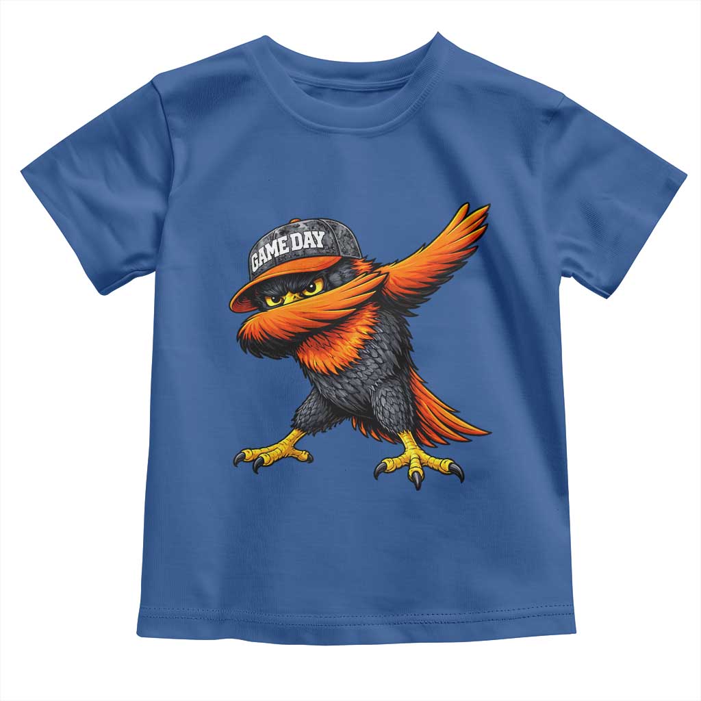 Fierce Oriole Spirit Graphic Toddler T Shirt Cool Game Day Sports Fan