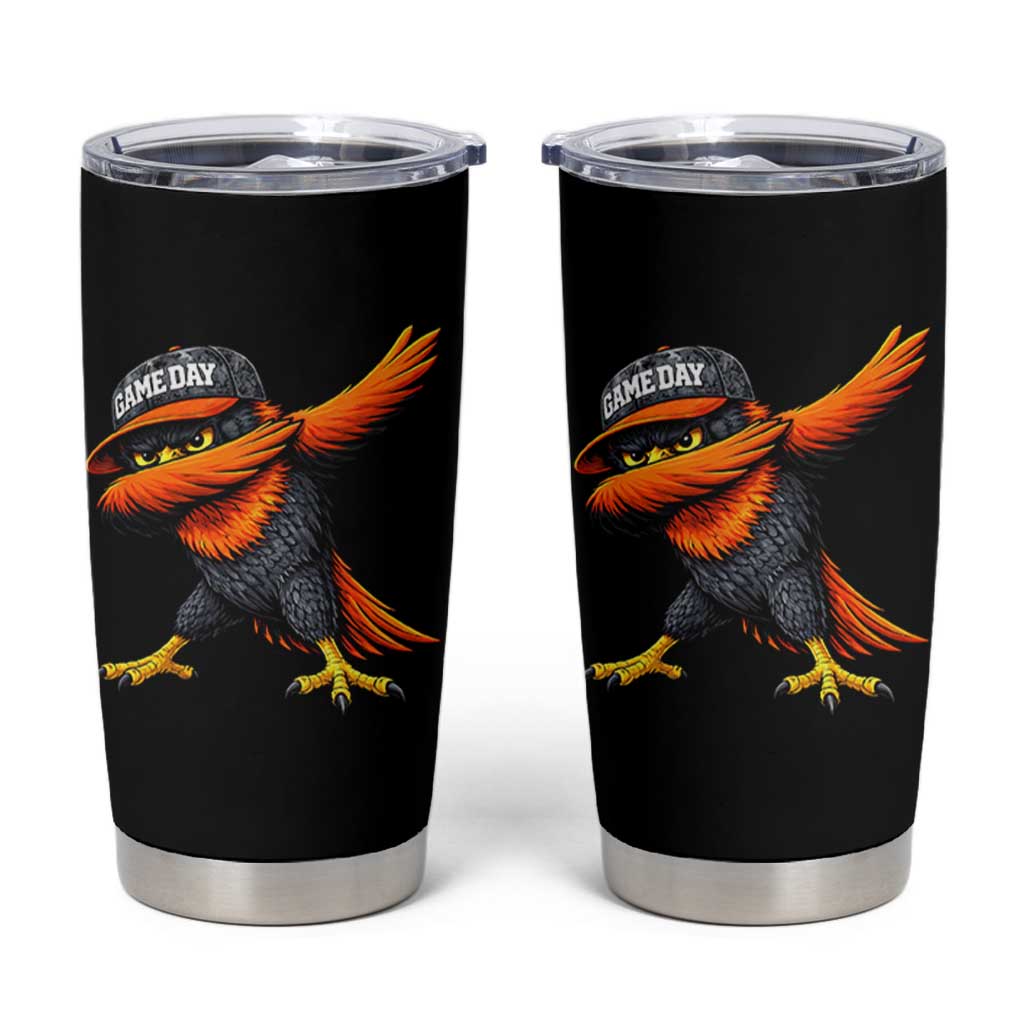 Fierce Oriole Spirit Graphic Tumbler Cup Cool Game Day Sports Fan