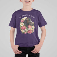Celebrating 152 Years Derby Day Floral T Shirt For Kid Horse Racing Pink Peony White Lily Equestrian 152nd Anniversary