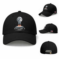 Lunar Journey 2026 Retro Rocket Launch Baseball Cap Space Exploration Astronomy Enthusiasts Sci-Fi Lovers