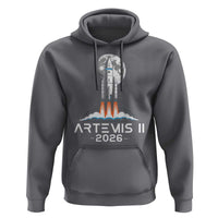 Lunar Journey 2026 Retro Rocket Launch Hoodie Space Exploration Astronomy Enthusiasts Sci-Fi Lovers