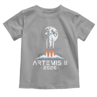 Lunar Journey 2026 Retro Rocket Launch Toddler T Shirt Space Exploration Astronomy Enthusiasts Sci-Fi Lovers