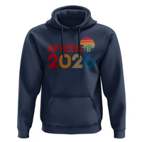 2026 Lunar Mission Retro Sunset Hoodie Vintage Space Exploration Astronomy Enthusiasts Sci-Fi Lovers