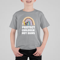 Gun Violence Awareness T Shirt For Kid Protect Children Not Guns In June We Wear Orange Day End Gun Violence Rainbow - Wonder Print Shop