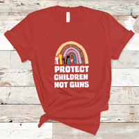 Gun Violence Awareness T Shirt Protect Children Not Guns In June We Wear Orange Day End Gun Violence Rainbow - Wonder Print Shop