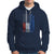 American Patriotic Hoodie 4th of July Red White and Blue American Flag US Patriotic - Wonder Print Shop