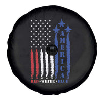 American Patriotic Spare Tire Cover 4th of July Red White And Blue US Flag