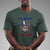 Be The Lion Not The Sheep Patriotic Lion American Patriot US Flag Retro T Shirt - Wonder Print Shop