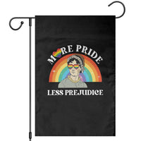 Gay Pride Garden Flag More Pride Less Prejudice LGBT Pride Month - Wonder Print Shop