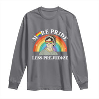 Gay Pride Long Sleeve Shirt More Pride Less Prejudice LGBT Pride Month - Wonder Print Shop